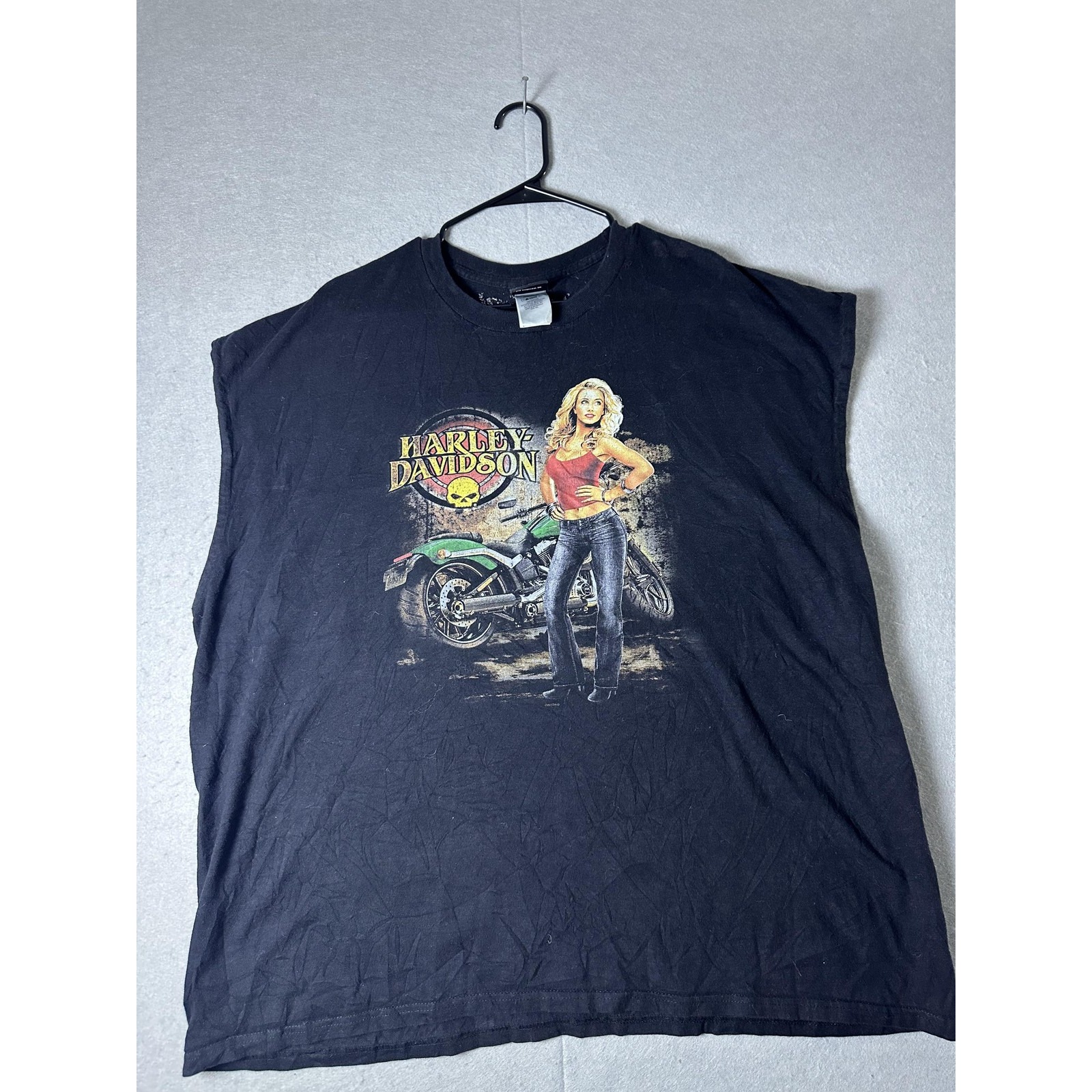 Harley-Davidson Shirt Mens 3xl Sleeveless Lakeland Fl Biker Motorcycle Graphic